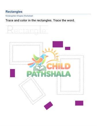 Trace Color Shapes D