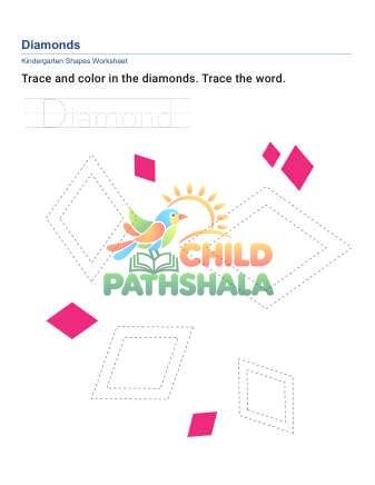 Preview of Trace Color Shapes F