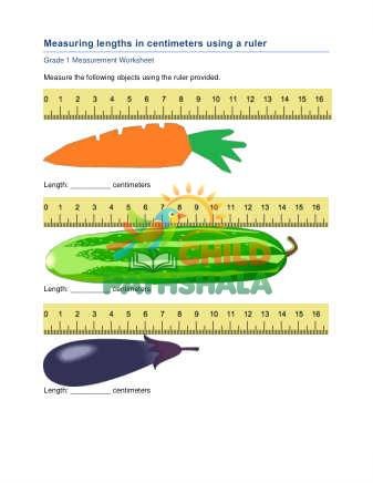 Preview of Measuring Length Cm B