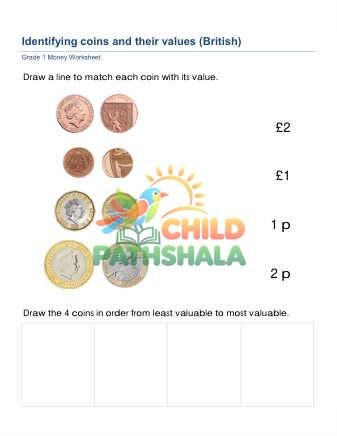 Preview of Money Match Coin Value Uk Pounds 1