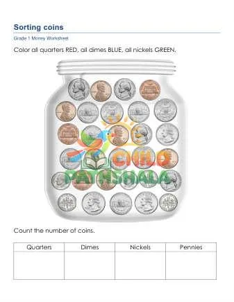 Preview of Money Sort Coins