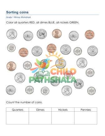 Preview of Money Sort Coins B