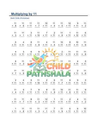 Eleven Times Table D