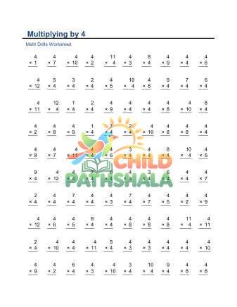 Four Times Table D