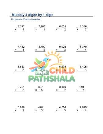 Multiply 4x1 Digit D
