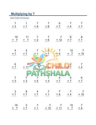 Preview of Seven Times Table C