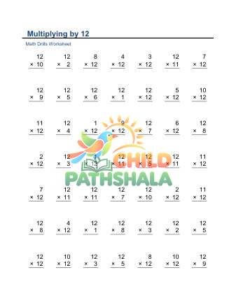 Twelve Times Table B