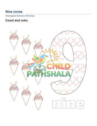 Preview of Count Color 9