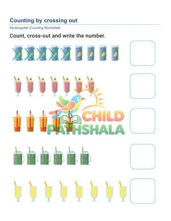 Preview of Count Cross Out