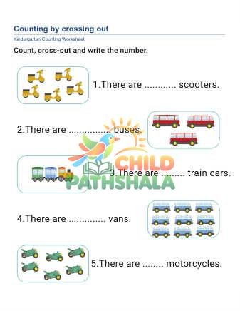 Count Cross Out E