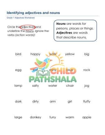 Preview of Identify Adjectives C