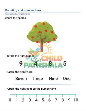 Preview of Count Number Line B