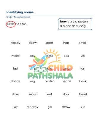 Identify Nouns C
