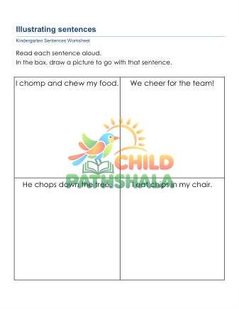Preview of Illustrate Sentences B