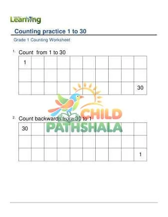 Preview of Counting Practice 1 30