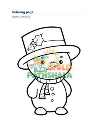 Preview of Christmas Coloring Page