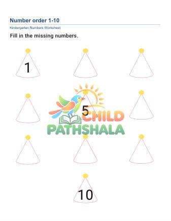 Preview of Number Order 1to10 C