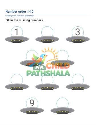 Preview of Number Order 1to10 D