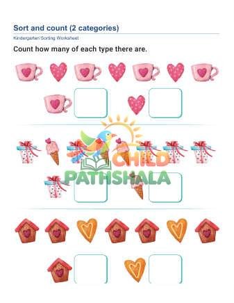 Preview of Sort Count 2 Categories F