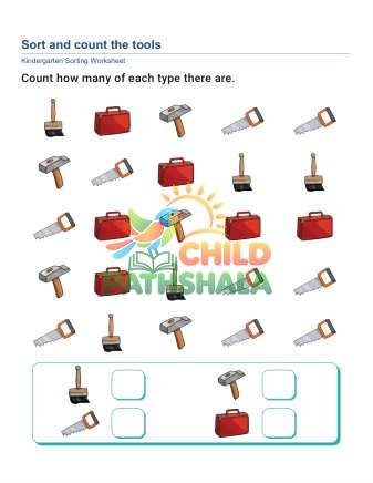 Preview of Sort Count 4 Categories F
