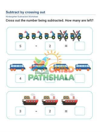 Preview of Subtract Cross Out A