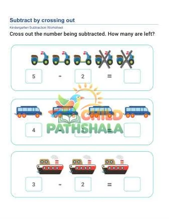 Preview of Subtract Cross Out