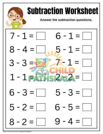 Preview of Subtraction Part 2