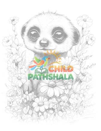 Preview of Baby Merkat With Flowers Baby Flower Meerkats Light