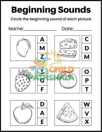 Beginning Sounds Beginning Part 6