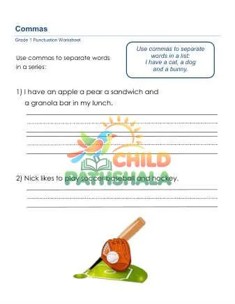 Preview of Commas