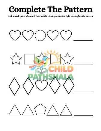 Preview of Complete The Pattern