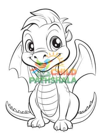 Dragons Worksheet for Grade 1