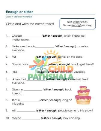 Preview of Either Enough