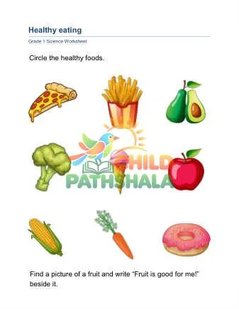 Preview of Healthy Eating