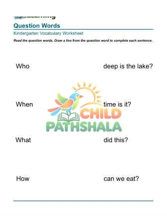 Preview of Interrogative Words