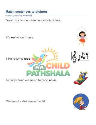 Sentences Pictures 2
