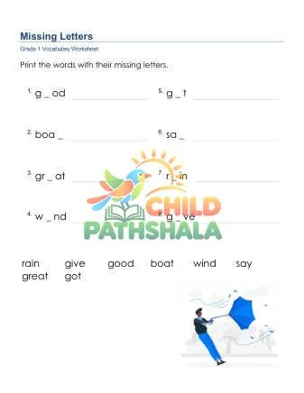 Preview of Missing Letters