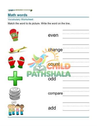 Practice Words Math 5