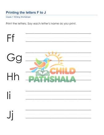 Print Letters B