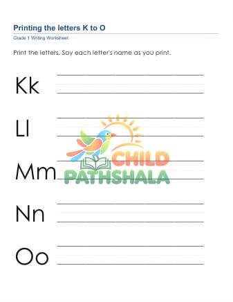 Print Letters C