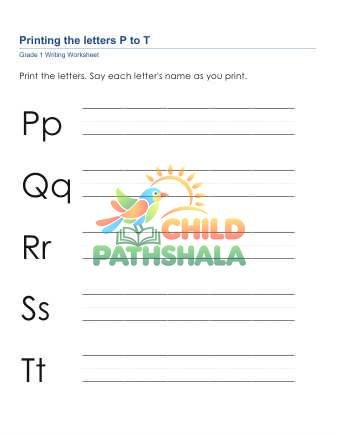 Print Letters D Worksheet for Grade 1