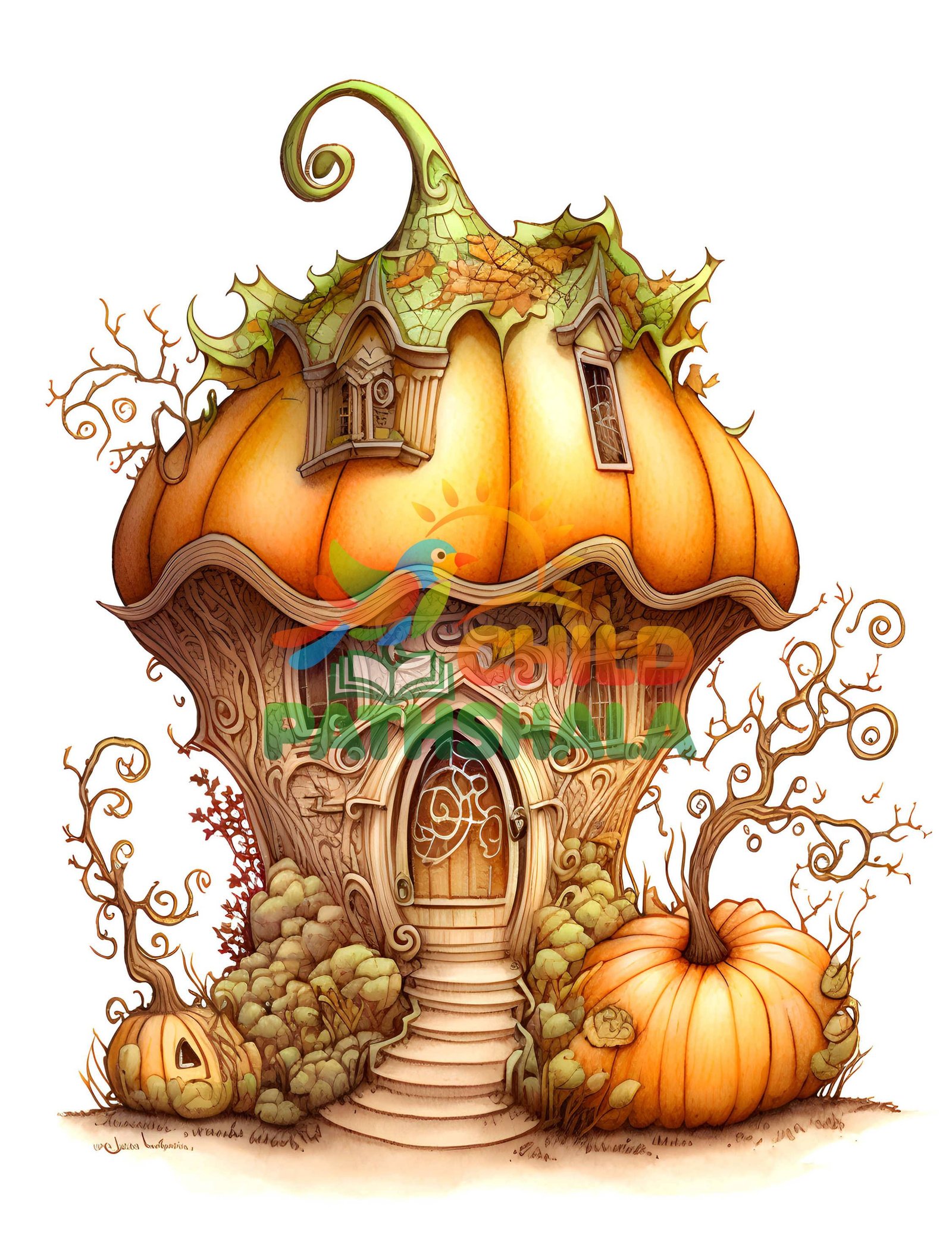 Preview of Pumpkin Fairy House Pumkin Fairy House Inspirstion