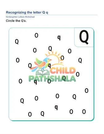 Preview of Recognize Letter Q