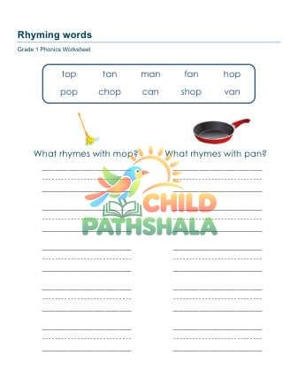 Preview of Rhyming Words