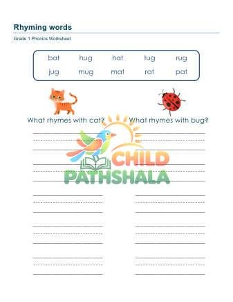 Preview of Rhyming Words