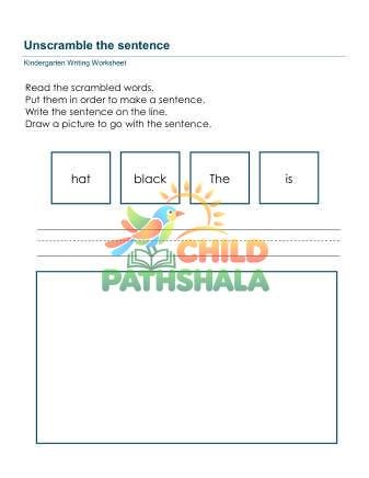 Unscramble Sentences 3