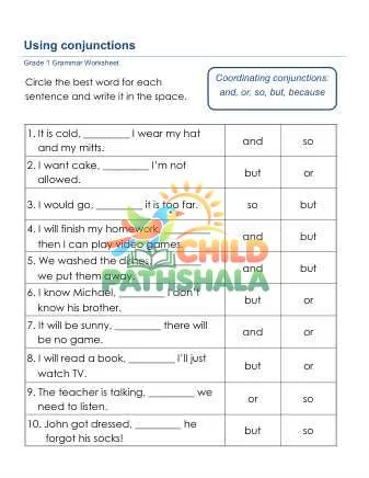 Preview of Using Conjunctions