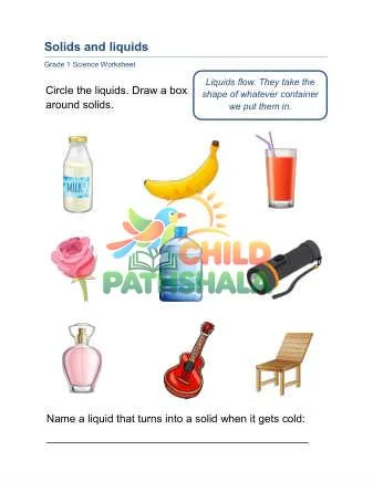 Preview of Solids Liquids