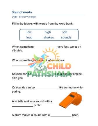 Preview of Sound Words A