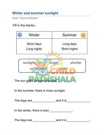 Preview of Summer Winter Sunlight B